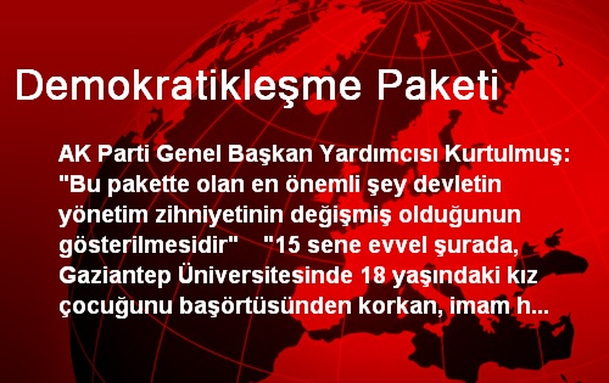 Demokratikleşme Paketi