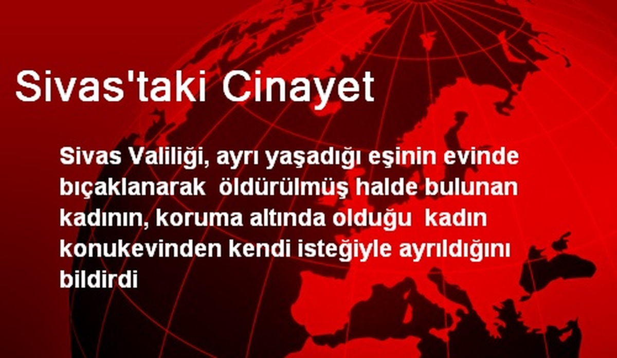 Sivas\'taki Cinayet