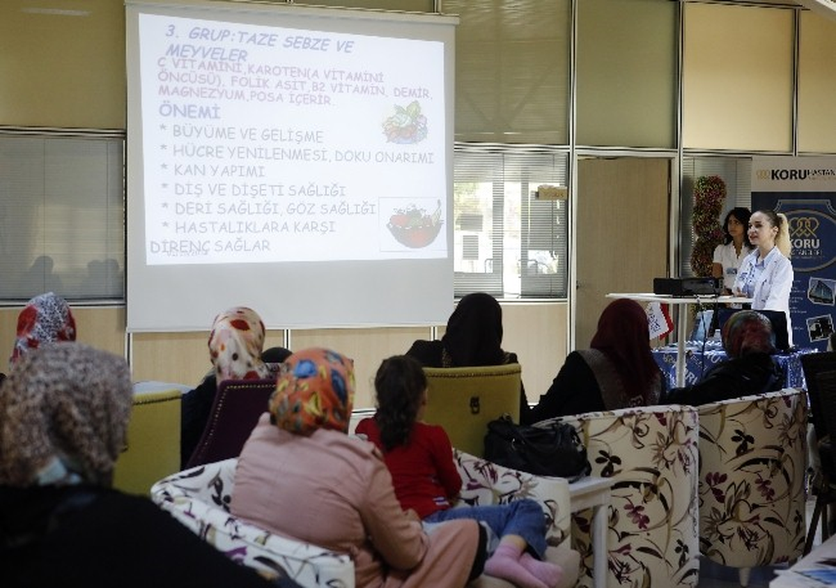 Sincanlı Kadınlara Sağlıklı Beslenme Yolları Anlatıldı