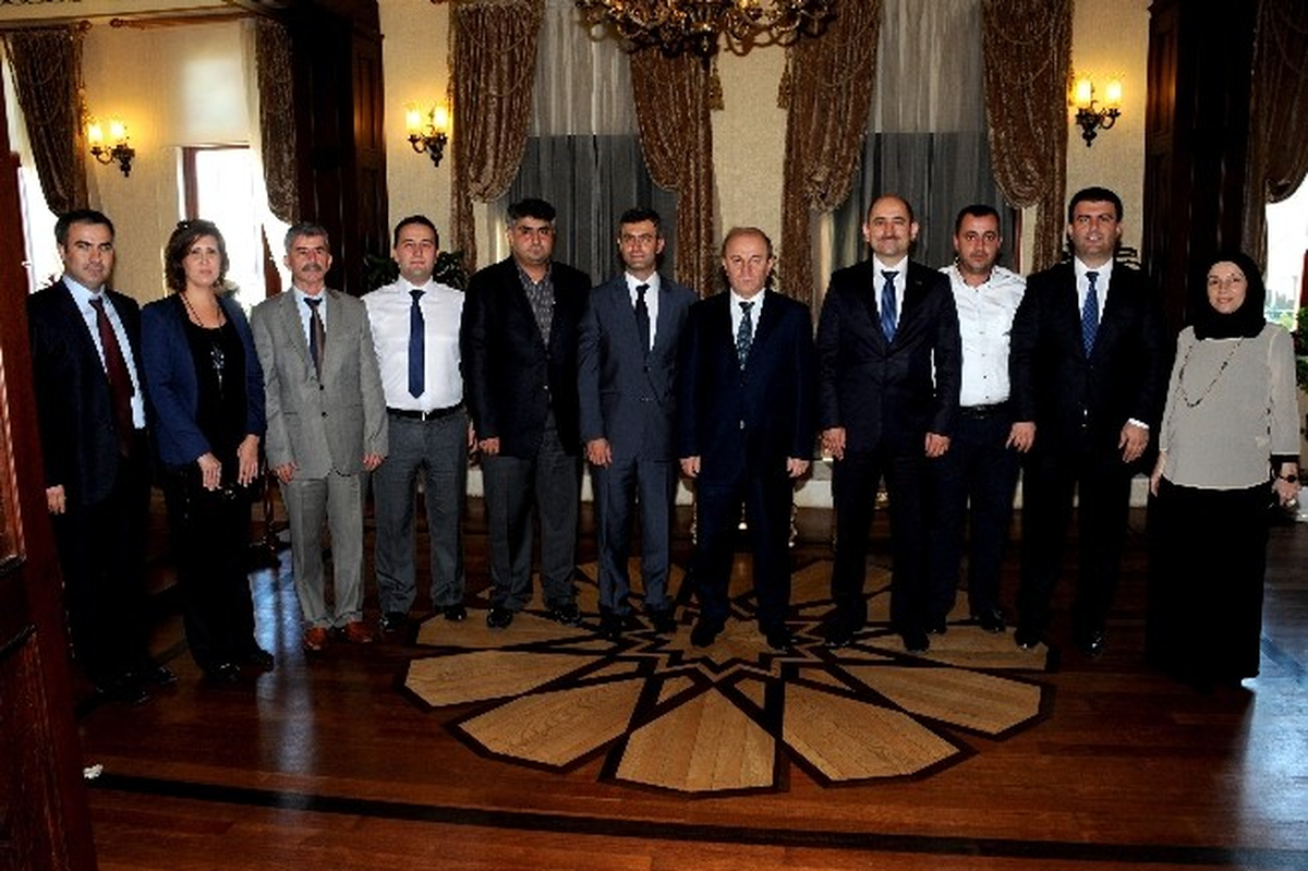 Vali Öztürk, Agid Yöneticilerini Kabul Etti