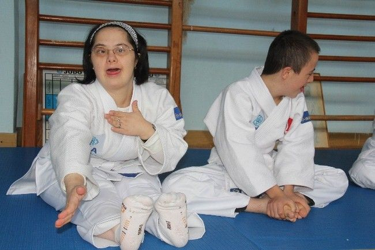 Down Sendromlu Çocuklar Judo ile Rehabilite Ediliyor