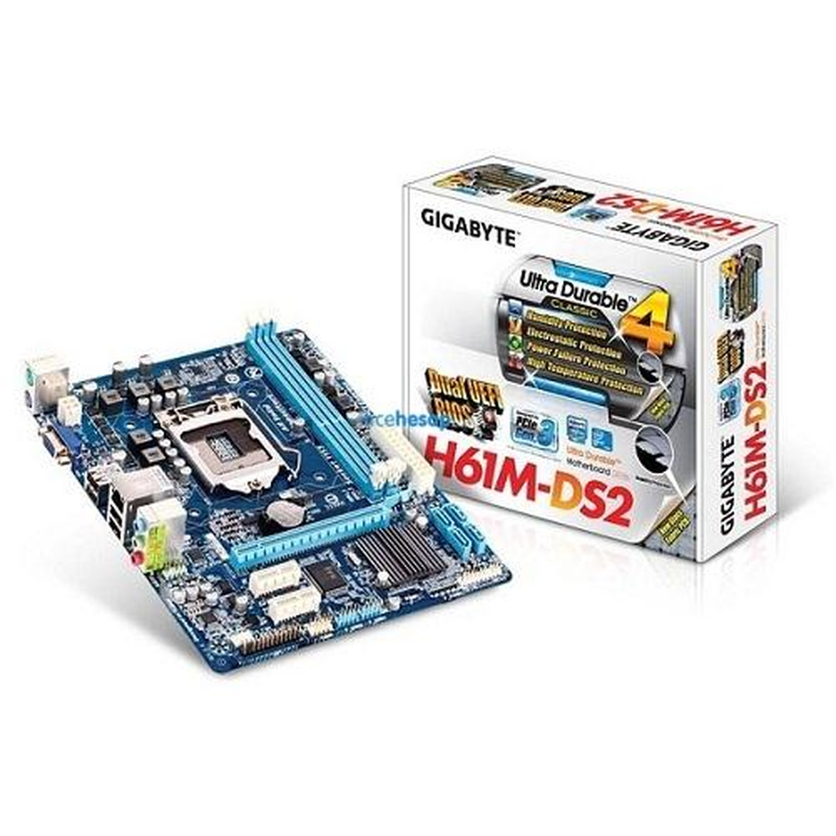 Gıgabyte H61m-Ds2 Ddr3 V+s+glan 16x