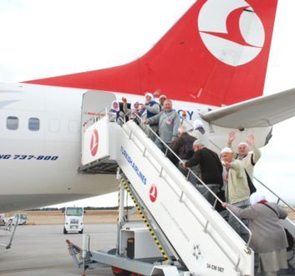 Kastamonu Havalimanından İlk Kez Hac Kafilesi Uğurlandı
