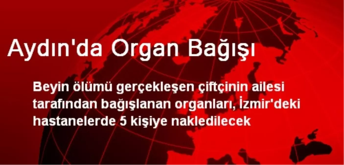 Aydın\'da Organ Bağışı