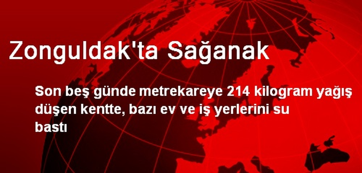 Zonguldak\'ta Sağanak