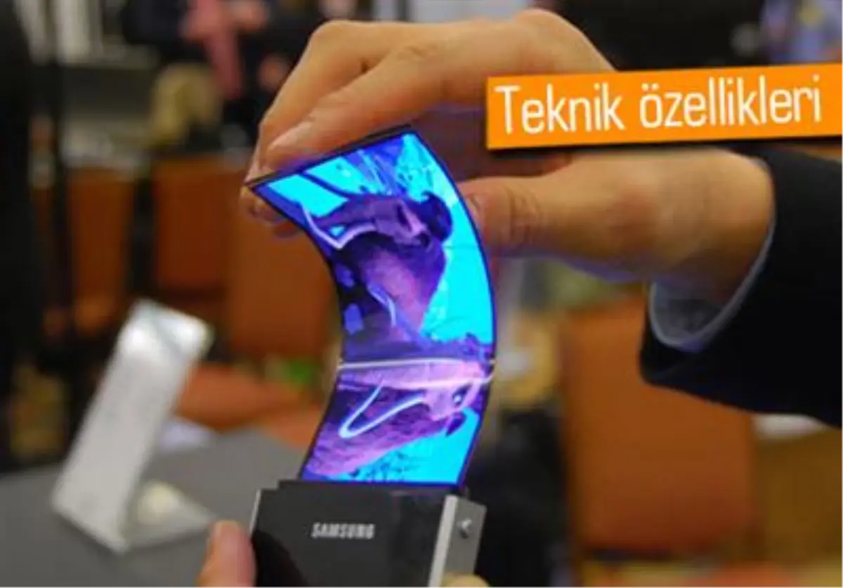 Samsung\'un Esnek Ekranlı Telefonu Detaylanıyor