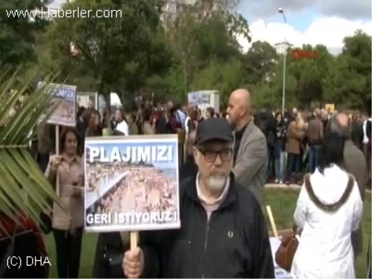 Ataköylüler Sahil Şeridindeki İnşaatları Protesto Etti