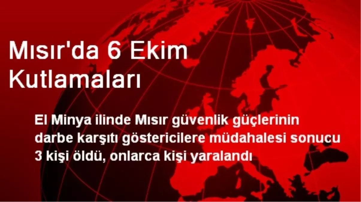 Mısır\'da 6 Ekim Kutlamaları