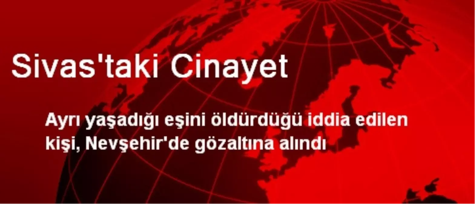 Sivas\'taki Cinayet