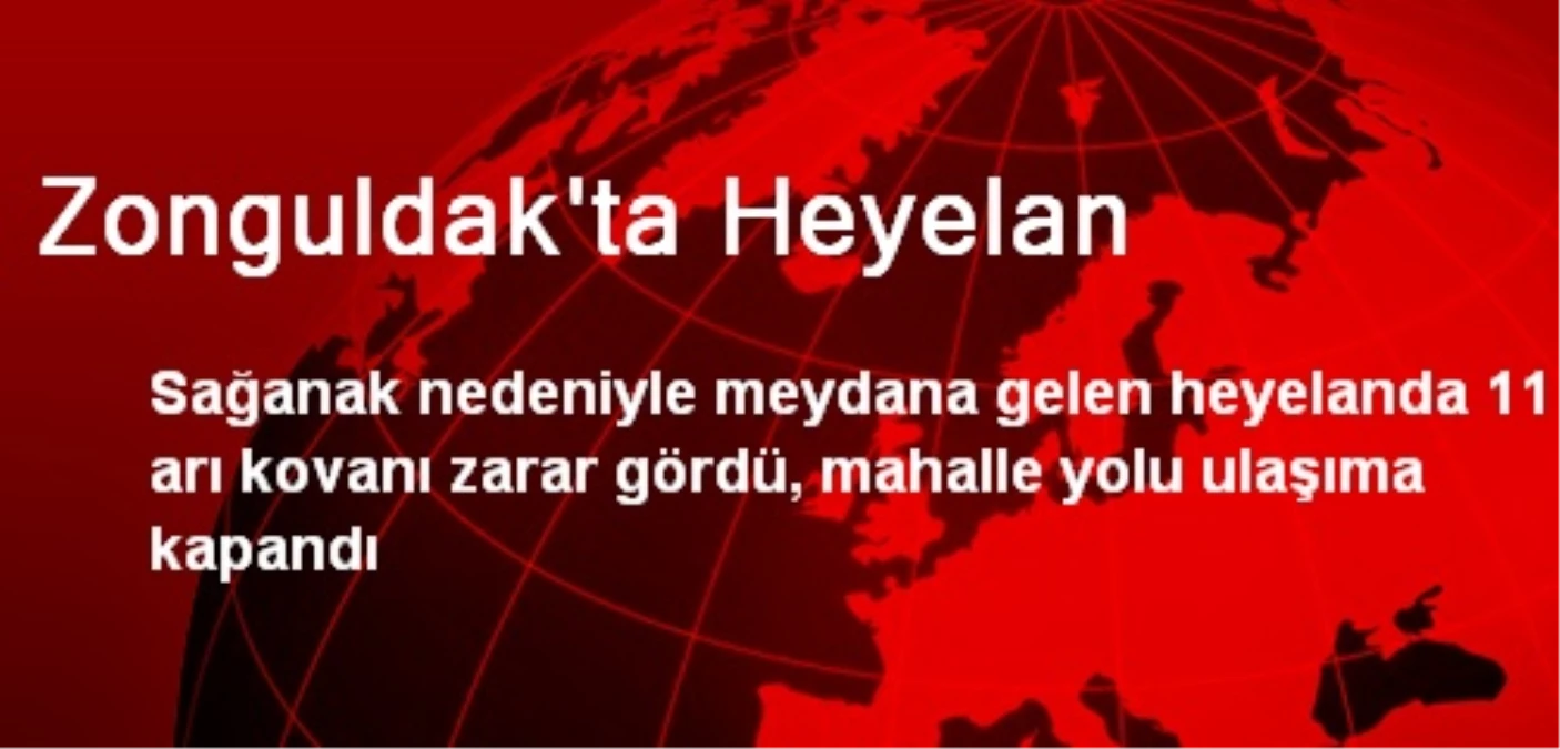 Zonguldak\'ta Heyelan