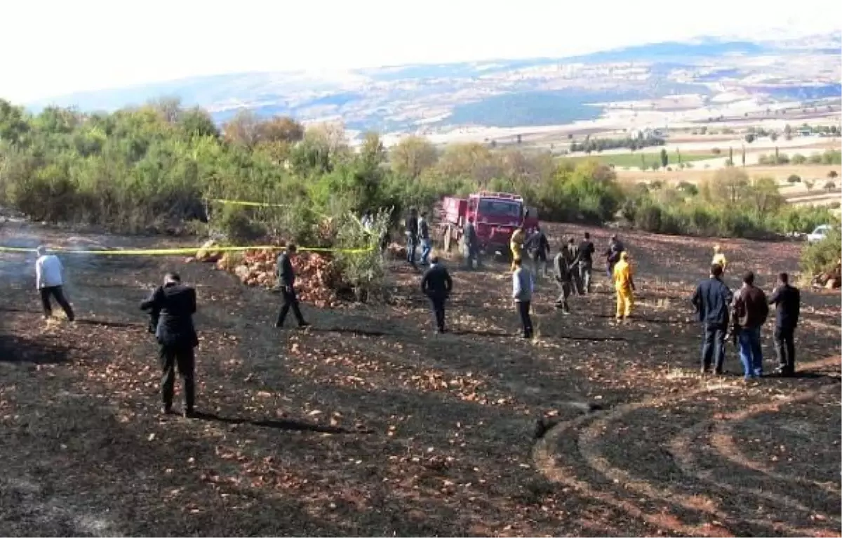 Anız Yangınını Söndürmeye Çalışırken Yanarak Öldü