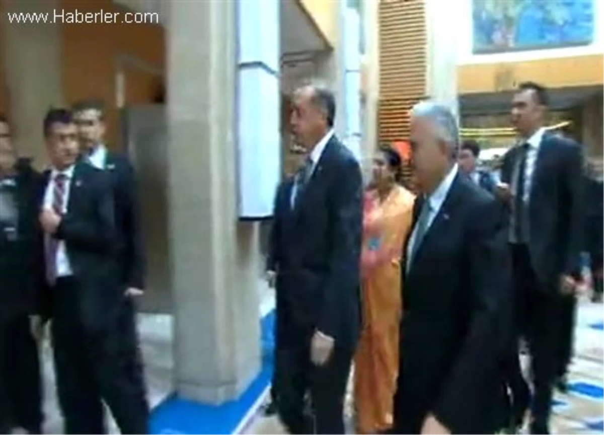 Başbakan Erdoğan Hindistan Cumhurbaşkanı Mukherjee görüşmesi