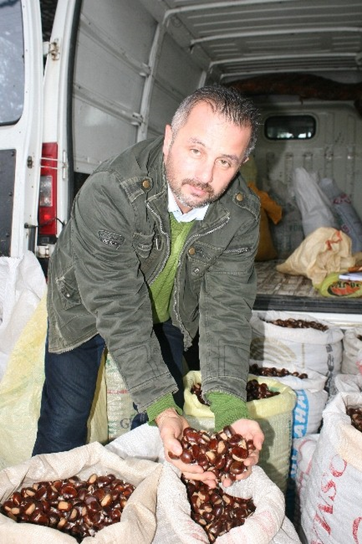 Düzce\'de Kestane Pazara İndi