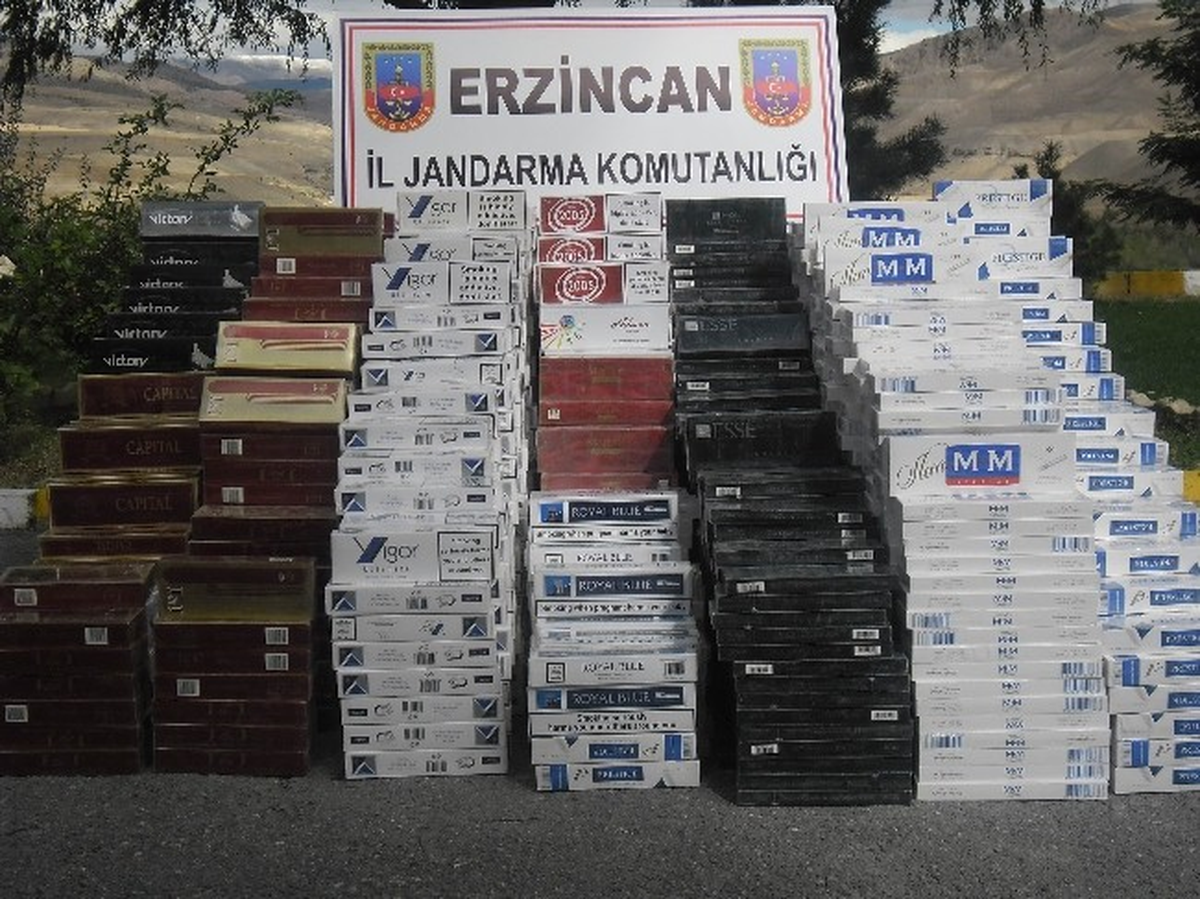 Jandarma\'dan Kaçak Sigara Operasyonu