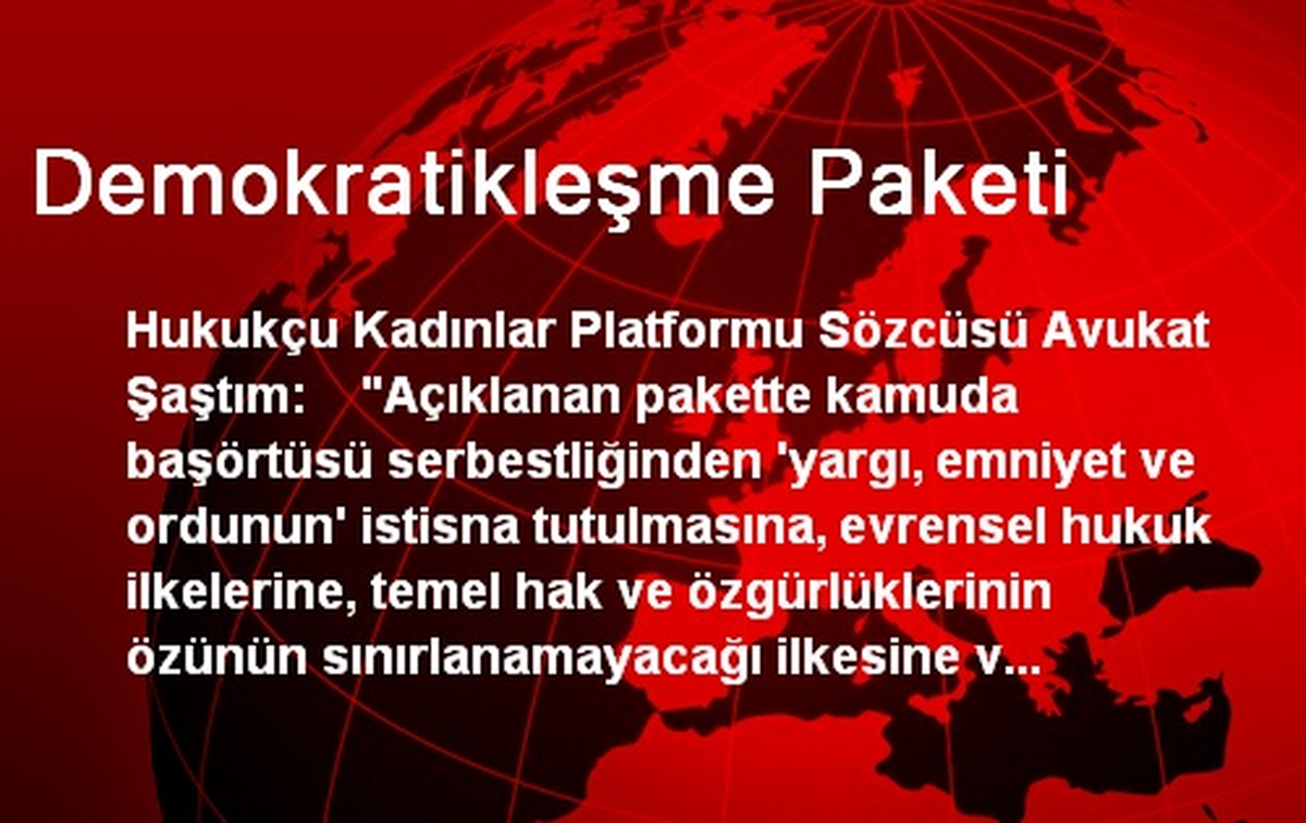 Demokratikleşme Paketi