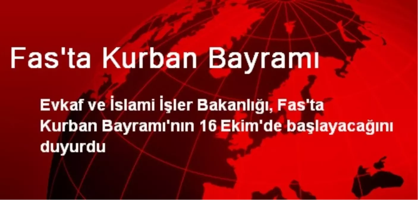 Fas\'ta Kurban Bayramı