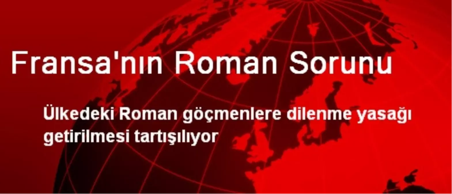 Fransa\'nın Roman Sorunu