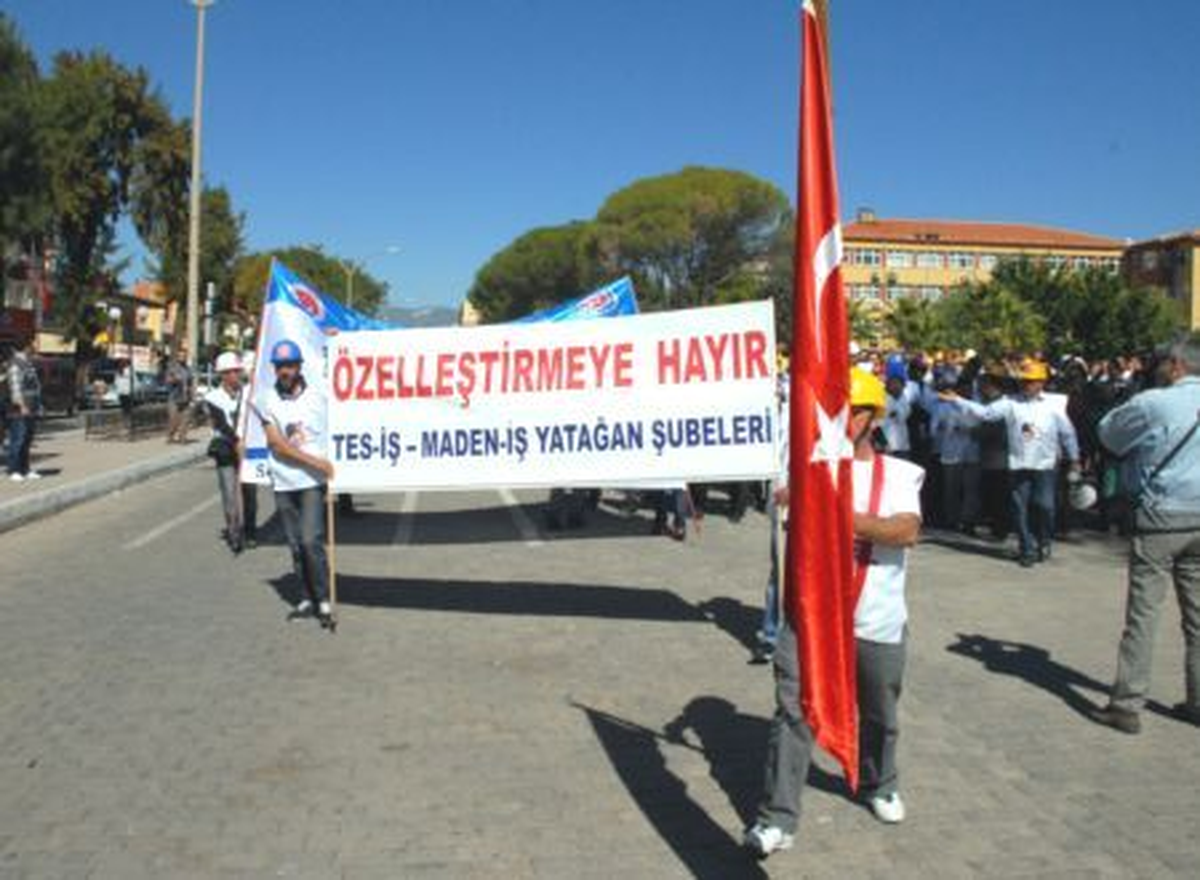 Termik Santrallerin Özelleştirilmesi Kararına Tepki Yürüyüşü