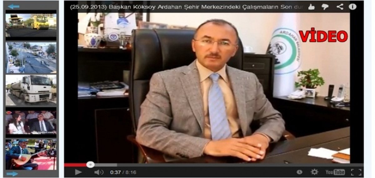 Başkan Köksoy,Ardahan Merkezdeki Çalışmaları Değerlendirdi