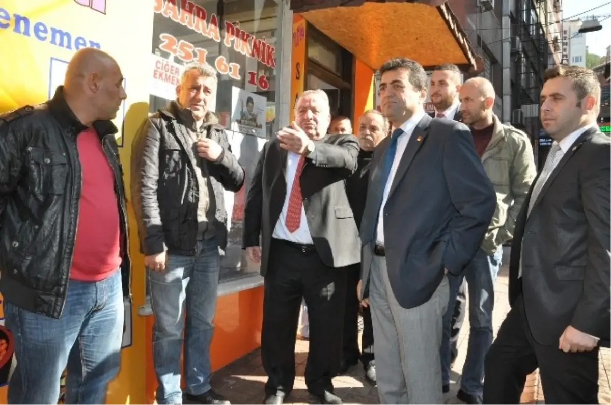 CHP'den Taksici Esnafına Ziyaret