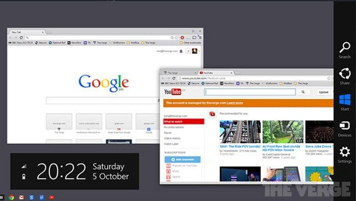Chrome OS, Win 8\'e geliyor!