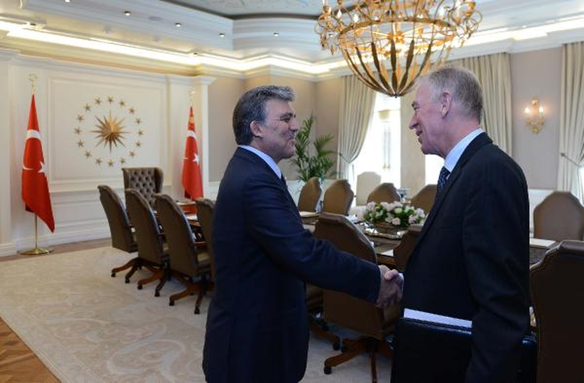 Danimarka Dışişleri Bakanı Sovndal Çankaya Köşkü\'nde