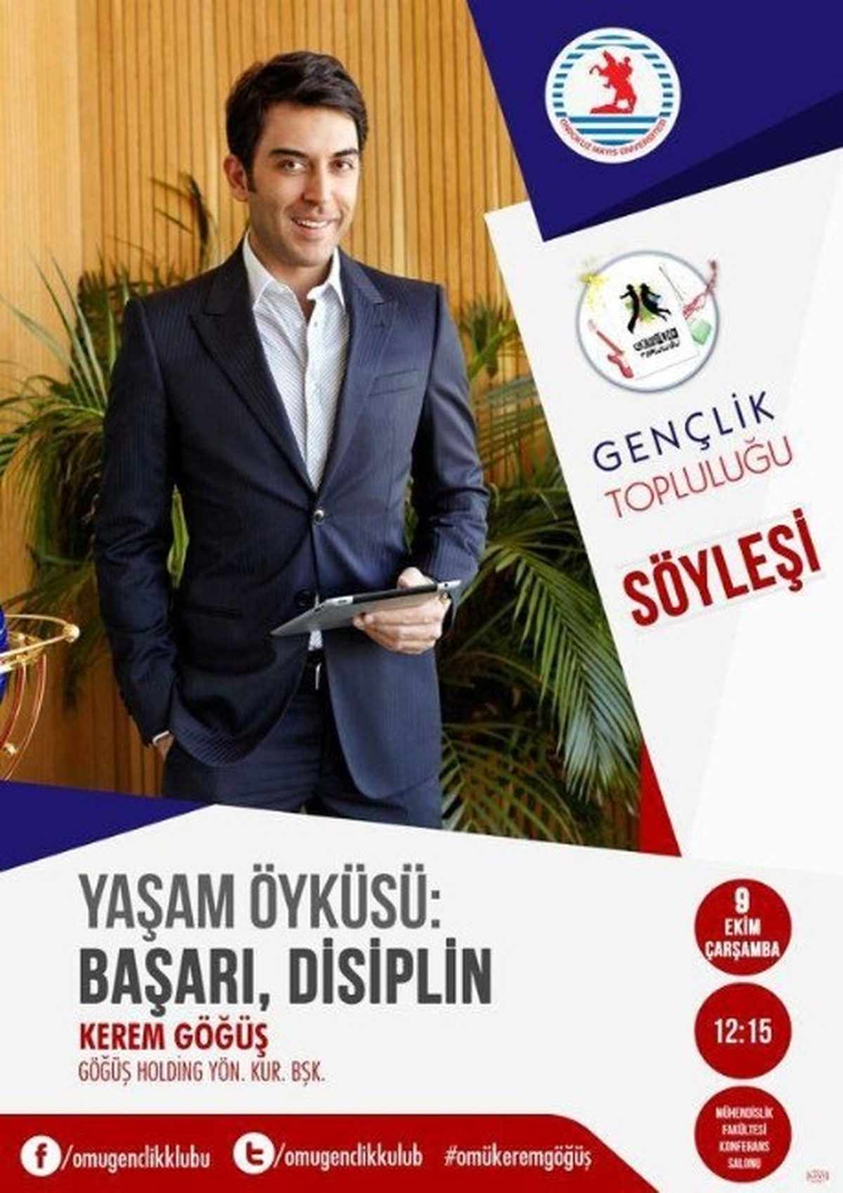 İş Adamı Kerem Göğüş, Samsun'da Konferansa Katılacak