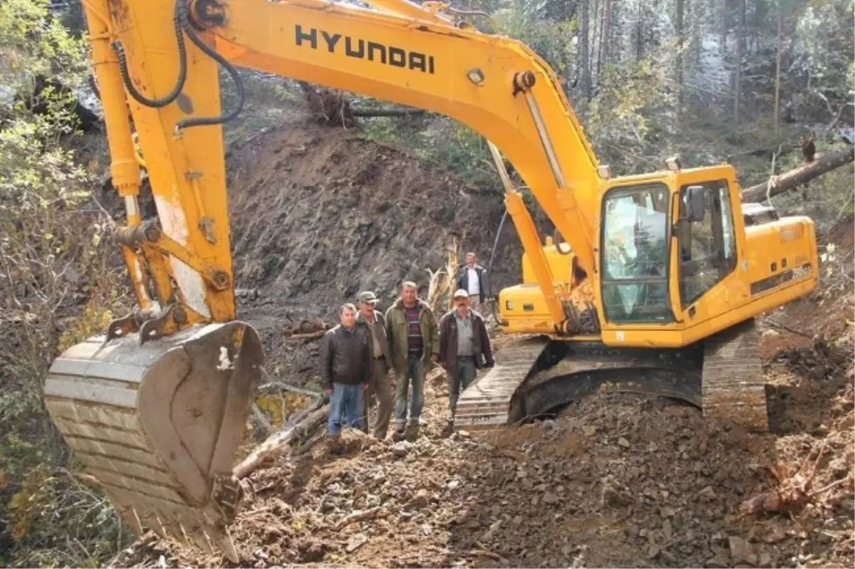 Köroğlu Ormanlarına Yeni Yol Yapılıyor