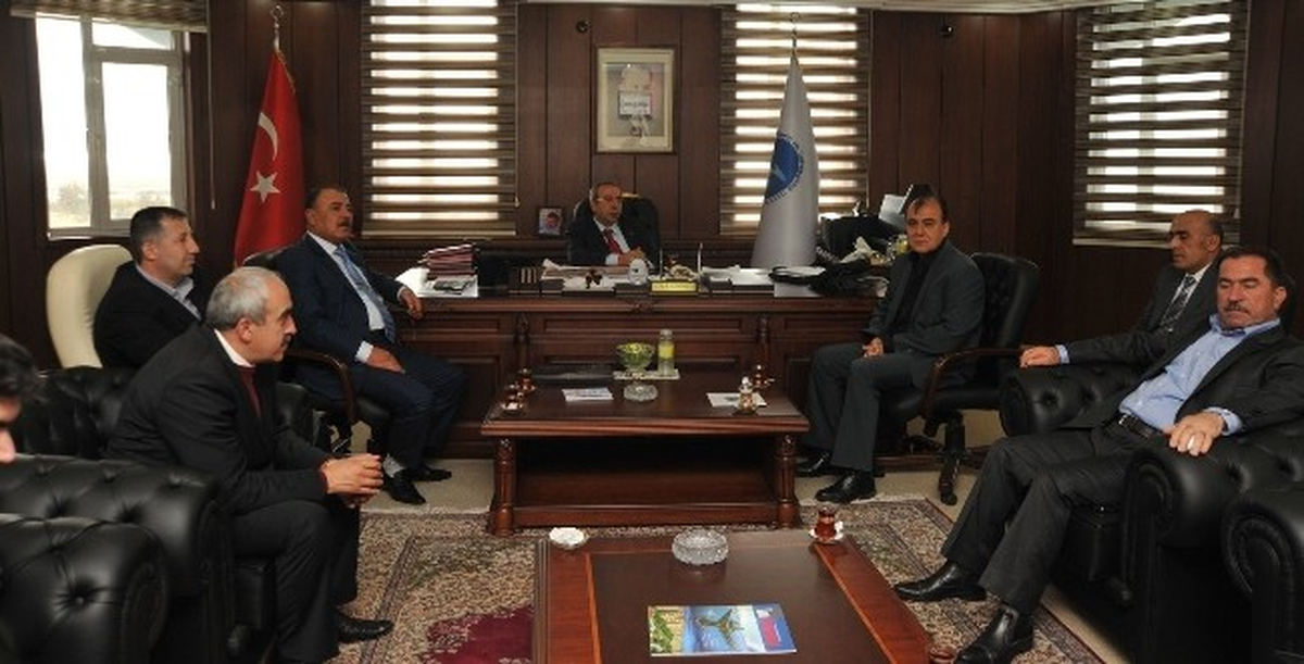 Kuzey Iraklı Heyetten Rektör Prof. Dr. Battal\'a Ziyaret