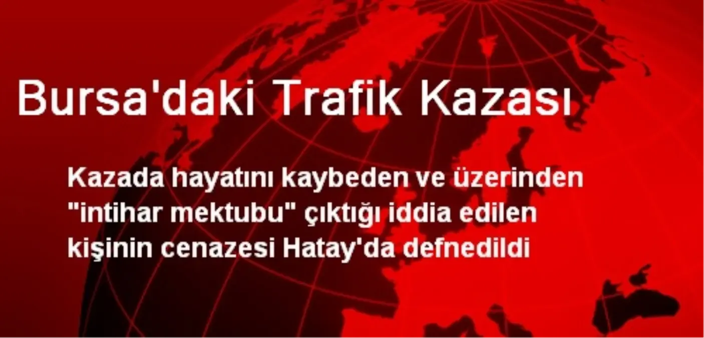 Bursa\'daki Trafik Kazası