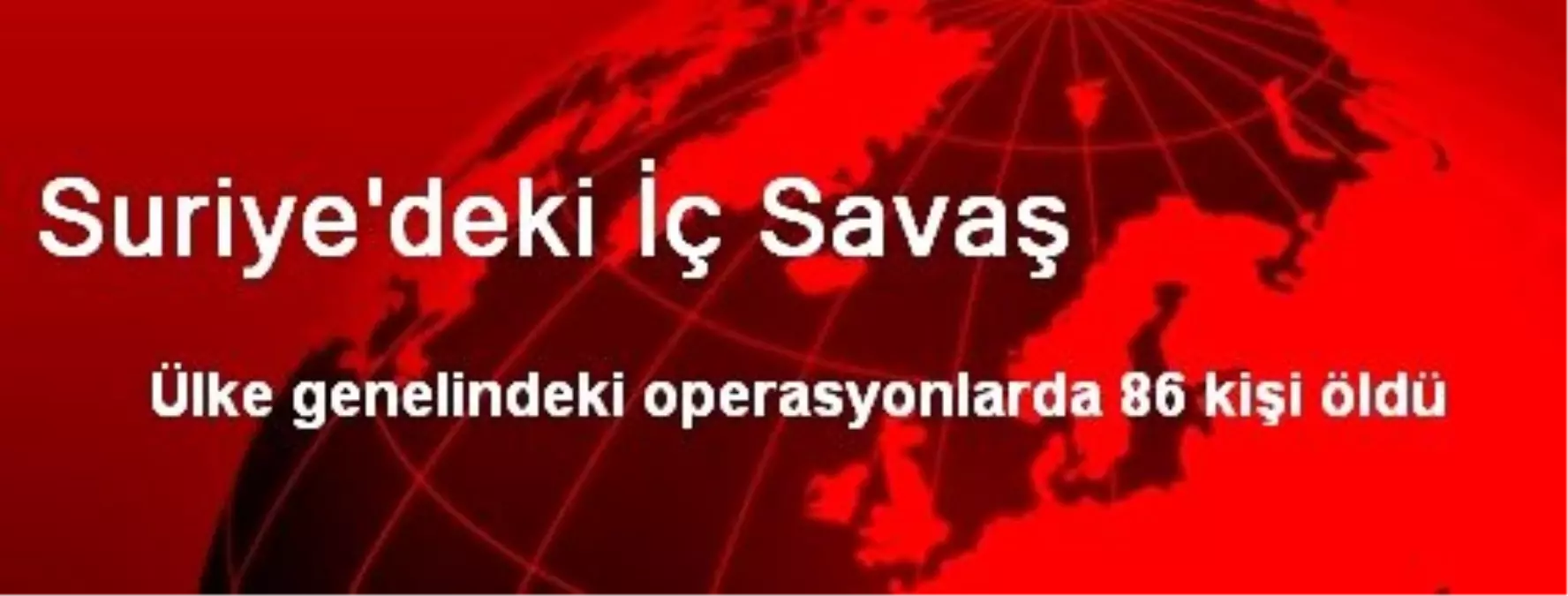 Suriye\'deki İç Savaş