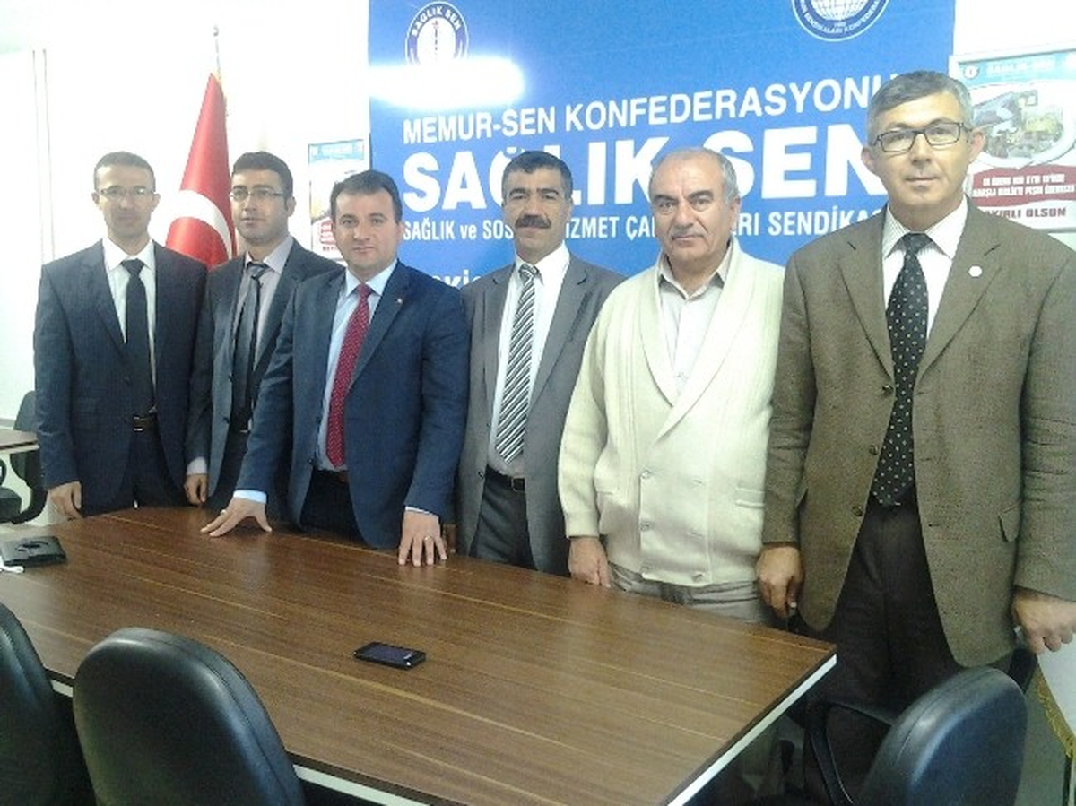 Toç Bir-Sen\'den Sağlık-Sen\'e Ziyaret