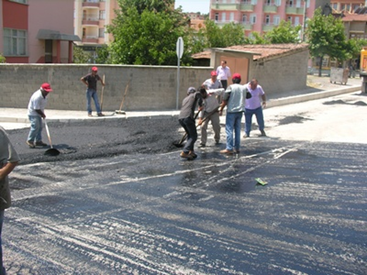 Tosya\'da Asfalt Çalışmaları