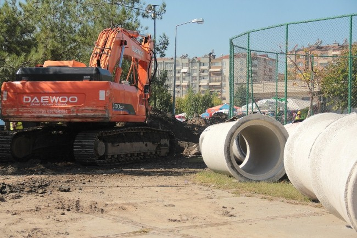 Yağmur Suları İçin Çalışmalar Başladı