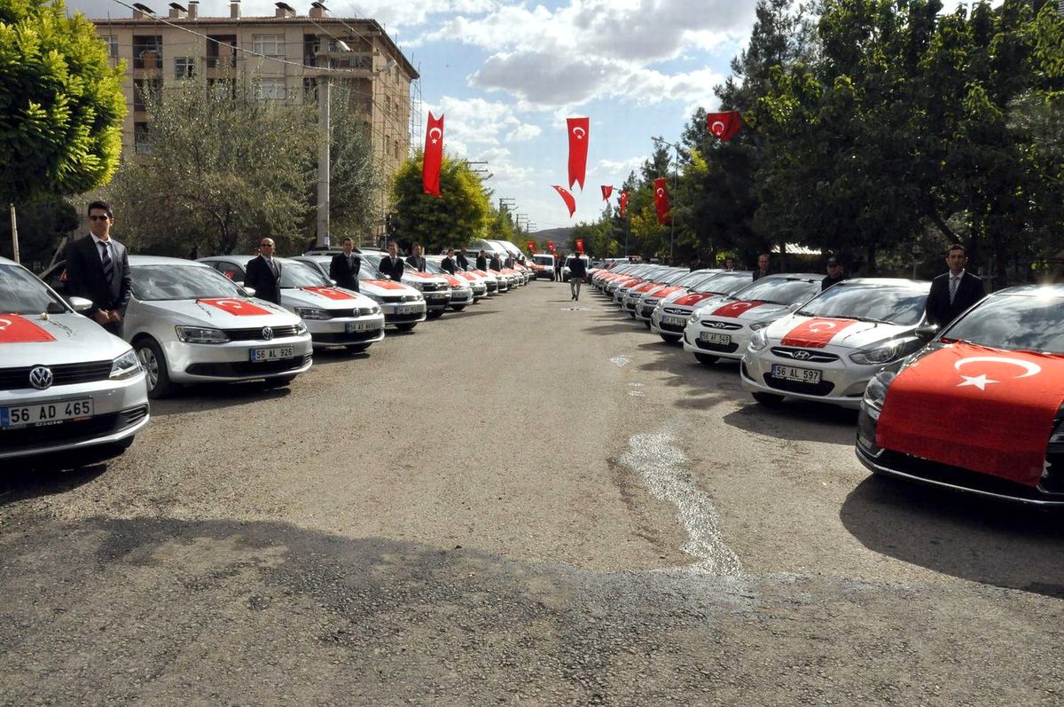 38 Yeni Araç Törenle Hizmete Girdi