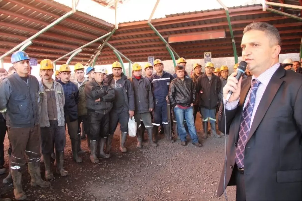 Alabaş, Hema Maden İşçilerini Ziyaret Etti