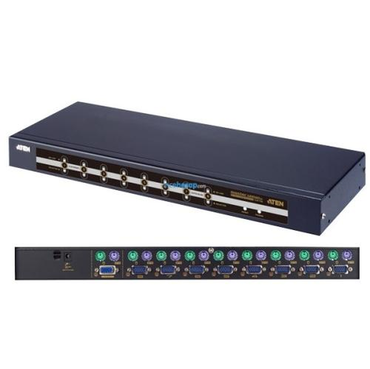 Aten Cs78 8 Portlu Ps/2 Kvm Kabin Tipi, Kvm Bağlantı Kablosu İlave Olarak Temin Edilmelidir