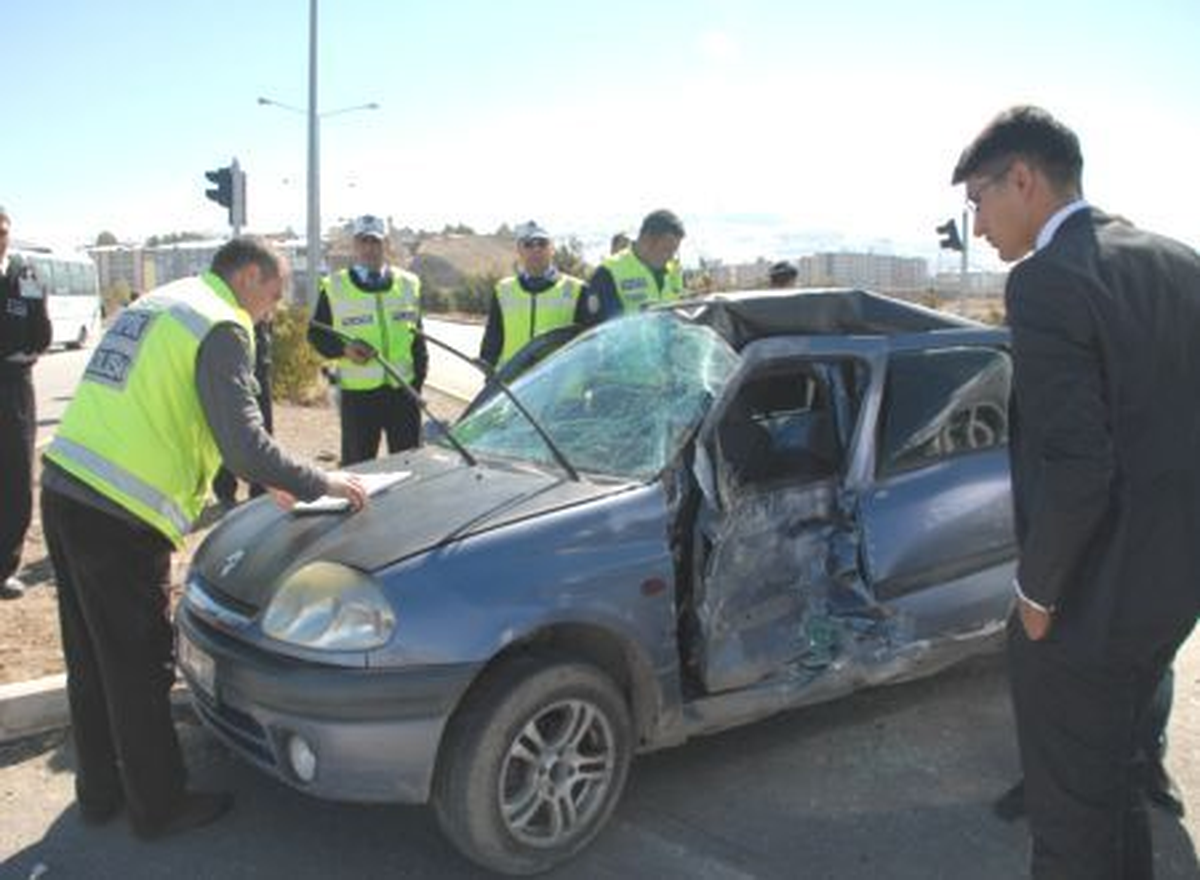 Erzurum\'da Trafik Kazası: 1 Yaralı