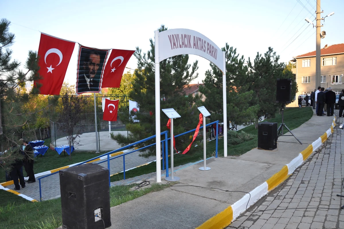 Karabük Kayabaşı Mahallesi Yaylacık Aktaş Parkı Açıldı