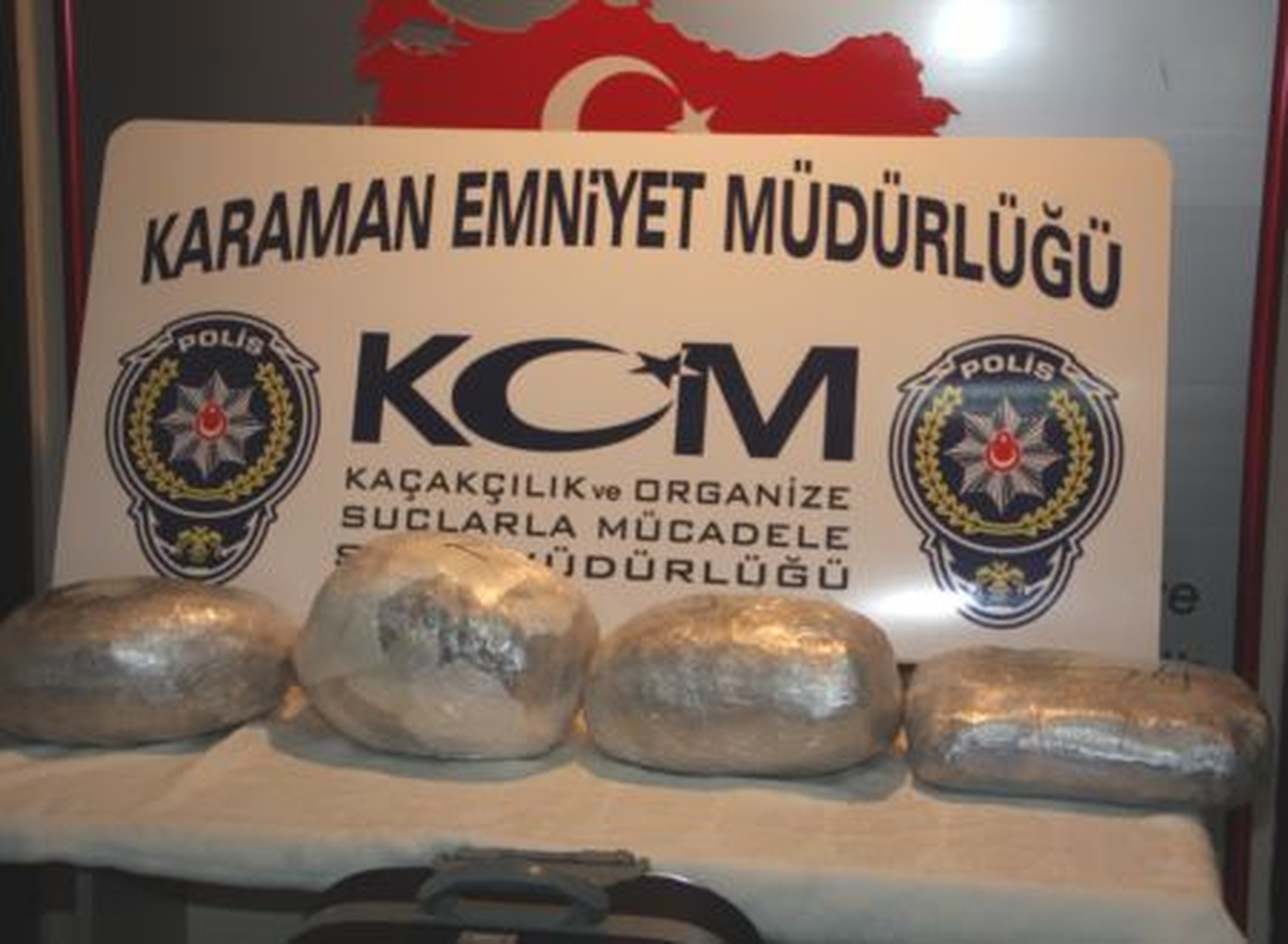 Karaman\'da Uyuşturucu Operasyonu