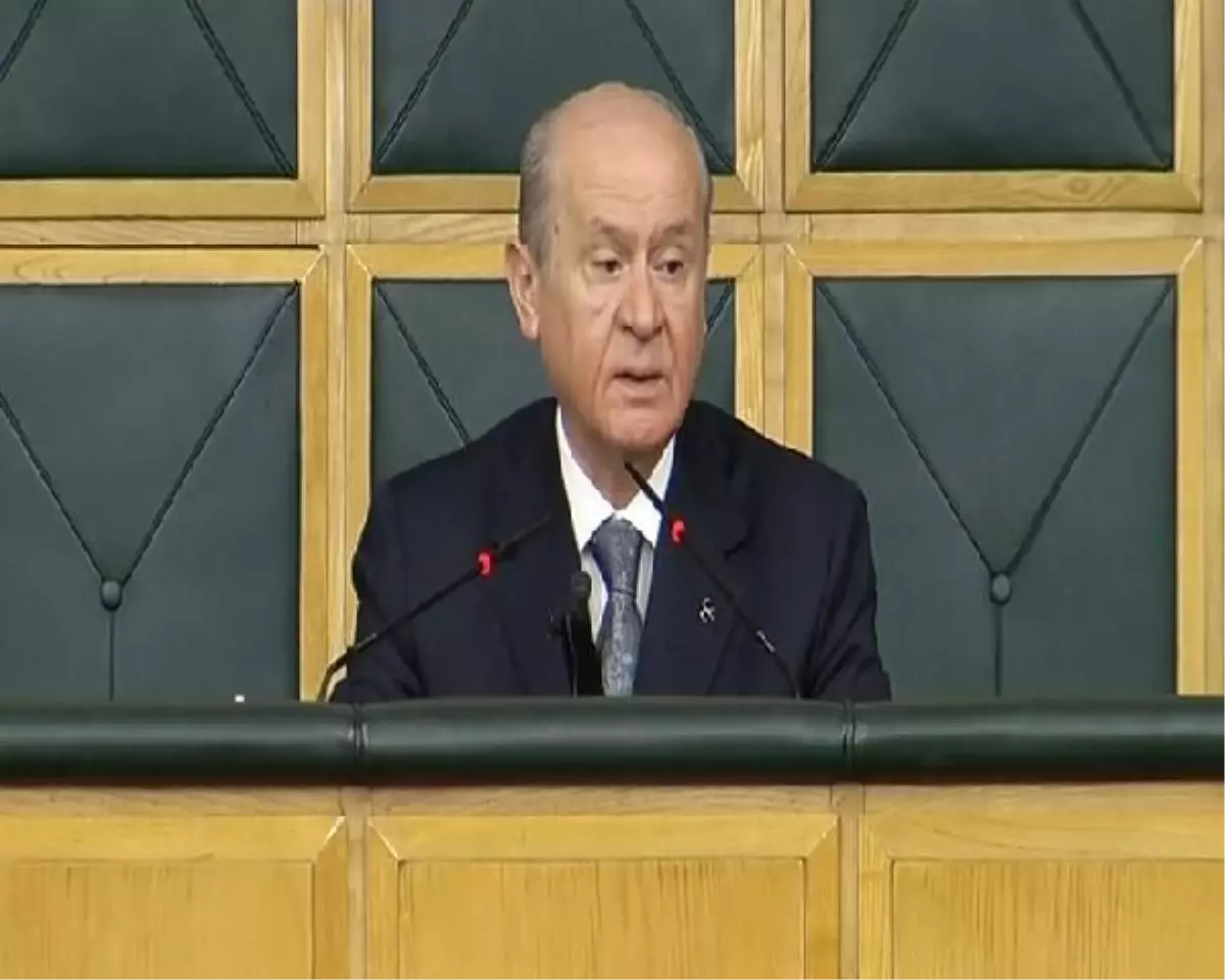 Mhp Lideri Bahçeli.