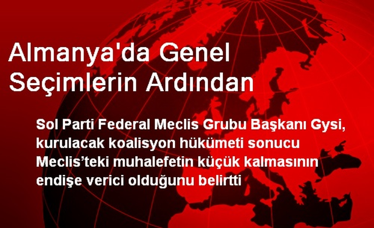Almanya\'da Genel Seçimlerin Ardından