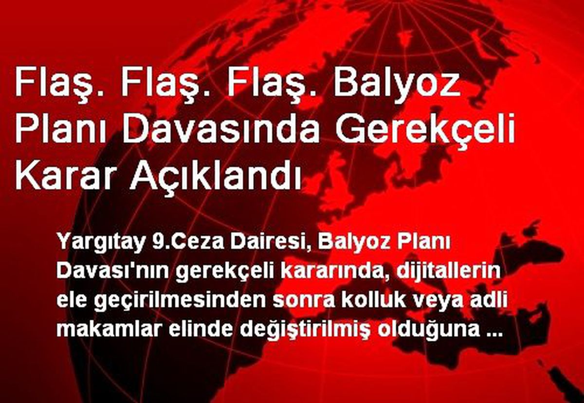 Balyoz Planı Davasında Gerekçeli Kararlar Alındı