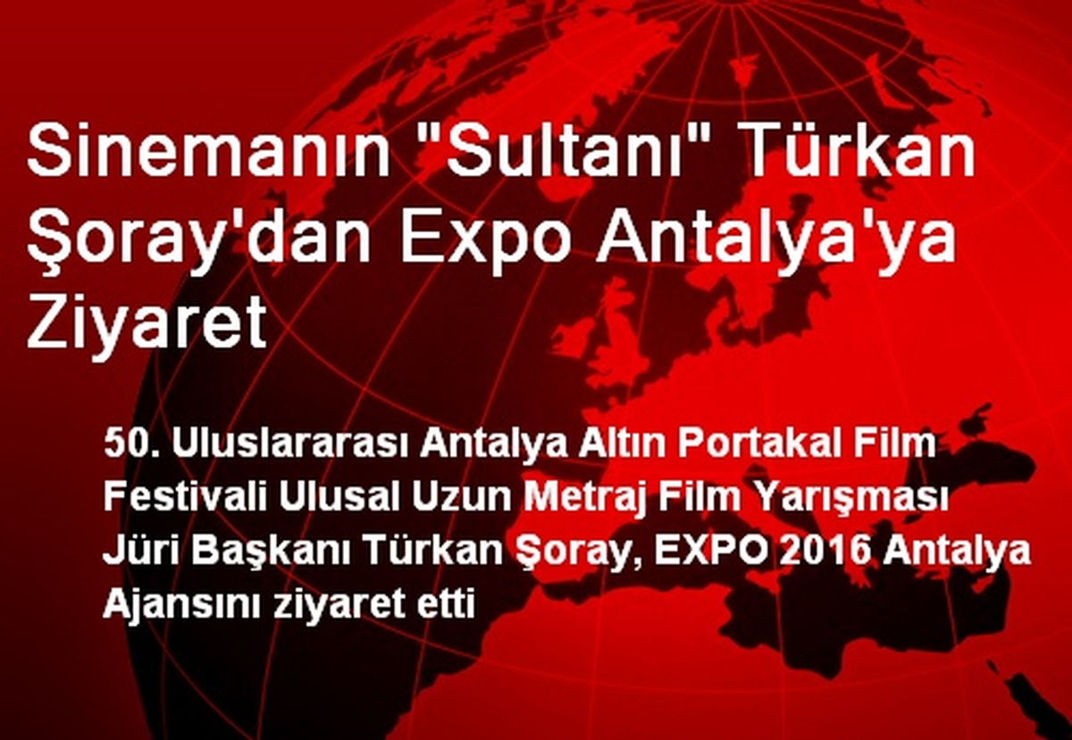 Türkan Şoray\'dan EXPO Antalya\'ya Ziyaret
