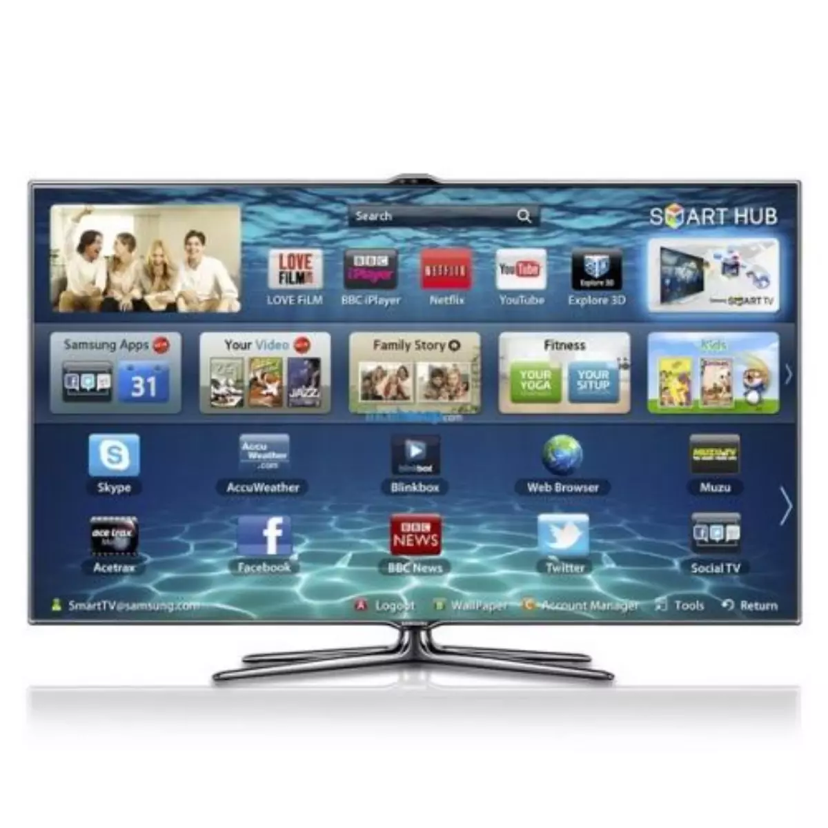 Samsung 46es7000 3d Led Tv (2x Gözlük) (Samsung Türkiye)