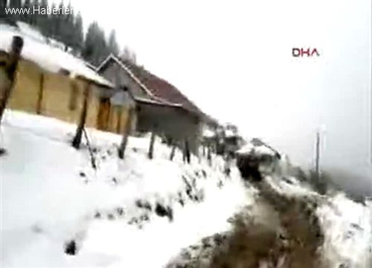 Mahsur Kalan Hayvanları Battaniye Sararak Kurtardılar
