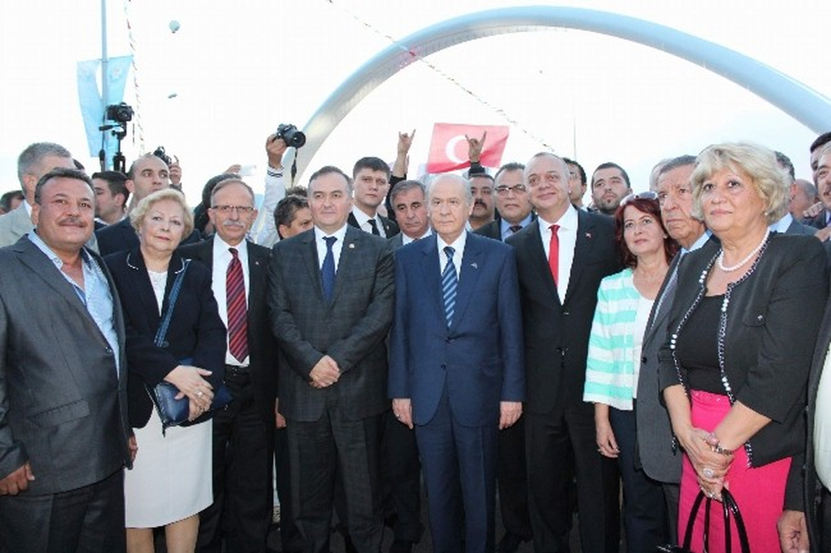 Bahçeli, Köprülü Kavşak ve Temel Atma Törenine Katıldı