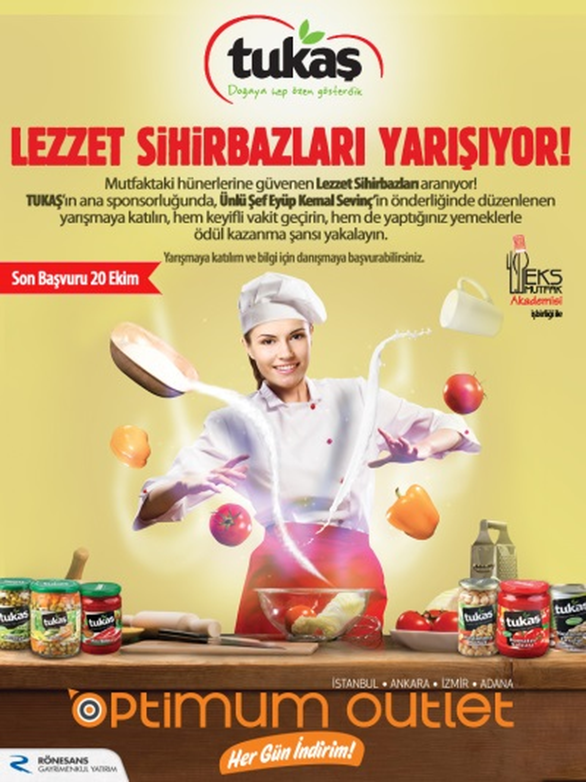 En Lezzetli Yarışma Optimum Outlet\'te Başlıyor