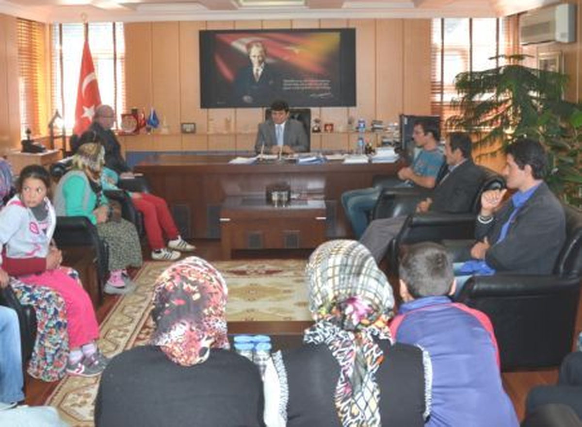Engellilerden Vali Mayda\'ya Ziyaret