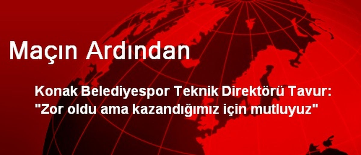 Maçın Ardından